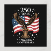 Adler und Flagge 250 Jahre Amerika 1776-2026 Programm (Rückseite)