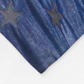 Adler und Flagge Fleecedecke (Ecke)