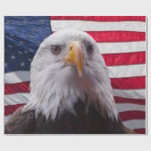 Adler und Flagge Geschenkpapier (Flach)