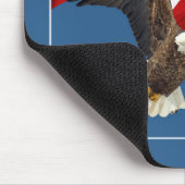 Adler und Flagge Mousepad (Ecke)