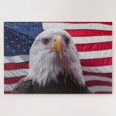 Adler und Flagge Puzzle (Horizontal)