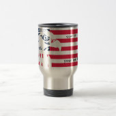 Adler und Flagge Reisebecher (Mittel)