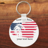 Adler und Flagge Schlüsselanhänger (Rückseite)