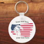 Adler und Flagge Schlüsselanhänger (Vorderseite)