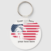 Adler und Flagge Schlüsselanhänger (Rückseite)