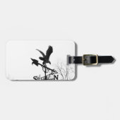 Adler und Pfeil Gepäckanhänger (Vorderseite horizontal)