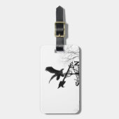 Adler und Pfeil Gepäckanhänger (Vorderseite vertikal)