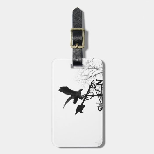 Adler und Pfeil Gepäckanhänger (Vorderseite vertikal)