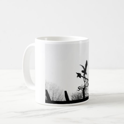 Adler und Pfeil Kaffeetasse (Vorderseite Links)
