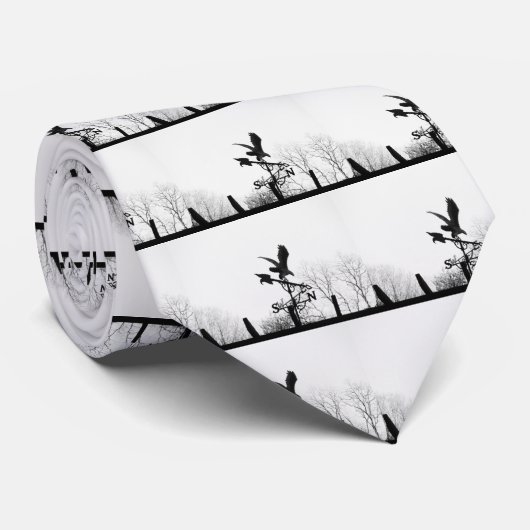 Adler und Pfeil Krawatte (Gerollt)