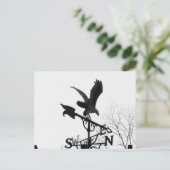 Adler und Pfeil Postkarte (Stehend Vorderseite)