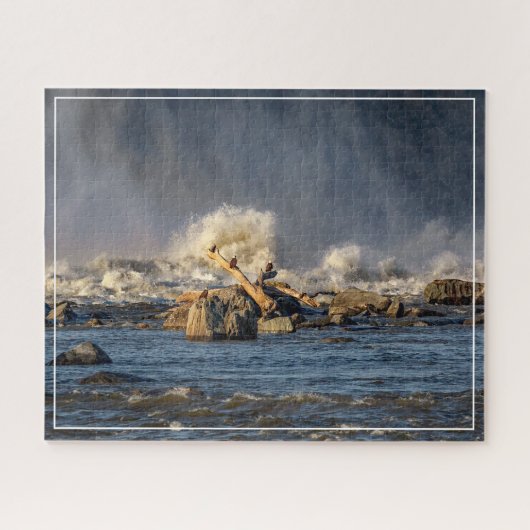 Adler und raues Wasser Puzzle (Horizontal)