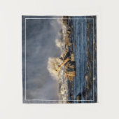 Adler und raues Wasser Wandteppich (Vorderseite)