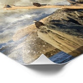 Adler und Rohwasser Fotodruck (Ecke)