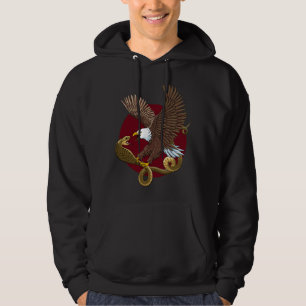 Adler und Schlange Hoodie