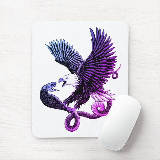Adler und Schlange Mousepad (Mit Mouse)