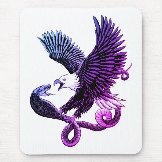 Adler und Schlange Mousepad (Vorne)
