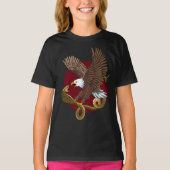 Adler und Schlange T-Shirt (Vorderseite)