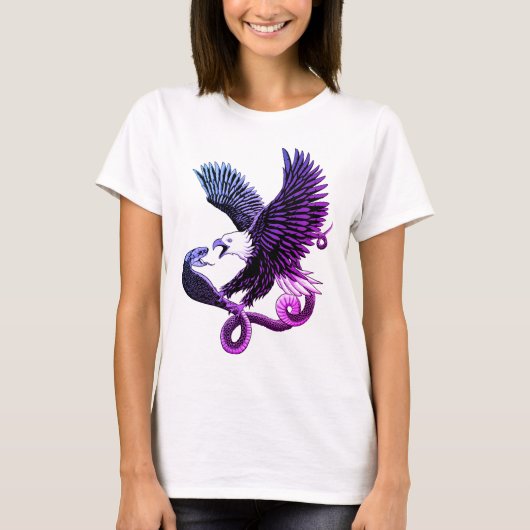Adler und Schlange T-Shirt (Vorderseite)