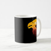 Adler und schöne Landschaft Kaffeetasse (VorderseiteRechts)