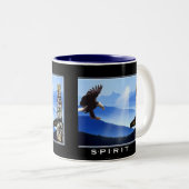 Adler und Totem-Pole Trinkwasser Tasse (VorderseiteRechts)