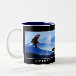 Adler und Totem-Pole Trinkwasser Tasse