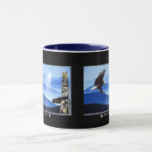 Adler und Totem-Pole Trinkwasser Tasse (Zentrum)