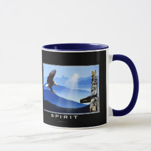 Adler und Totem-Pole Trinkwasser Tasse