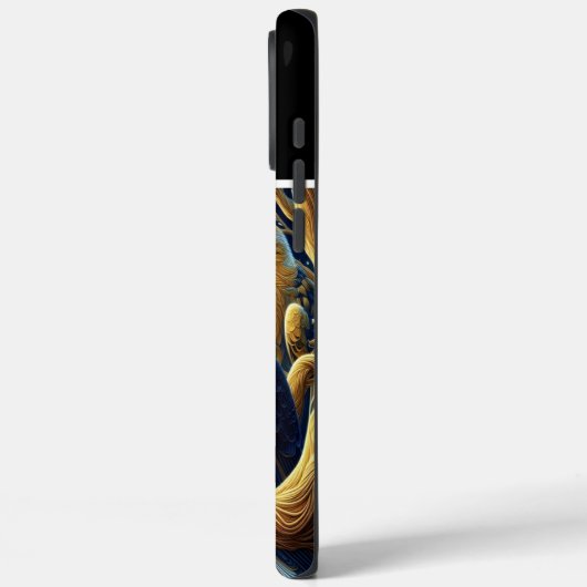 Adler und Vollmond Case-Mate iPhone Hülle (Rückseite / Links)