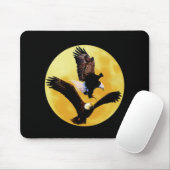 Adler und Vollmond Mousepad (Mit Mouse)