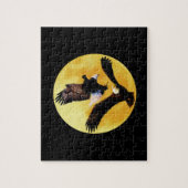 Adler und Vollmond Puzzle (Vertikal)