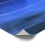 Adler und Wasserfall Poster (Ecke)