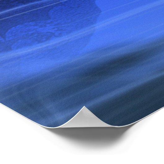 Adler und Wasserfall Poster (Ecke)