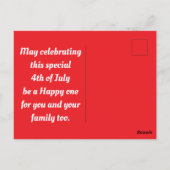 Adler USA 250. Geburtstag Postkarte (Rückseite)
