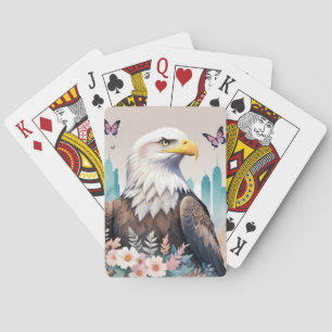 Adler Vintage Tier Natur Umwelt Stadt Kunst Spielkarten