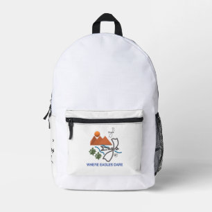 Adler von Elfabetz - Adler Print Cut Sew Bag Bedruckter Rucksack