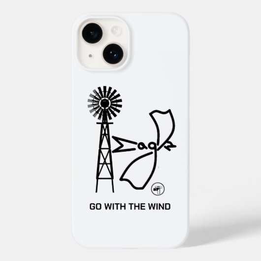 Adler von Elfabetz - Mit dem Wind gehen Case-Mate iPhone Hülle (Rückseite)
