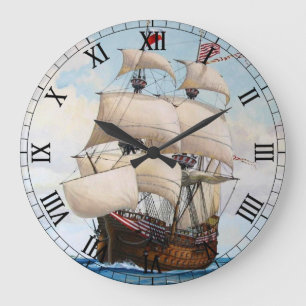 Adler von Lübeck Ship - Custom Clock Große Wanduhr