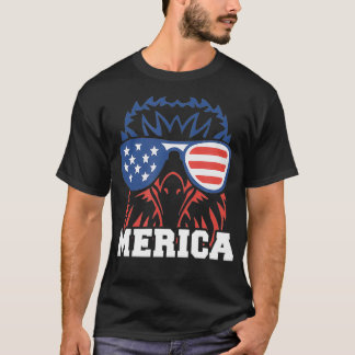 Adler von Merica für Männer und Frauen am 4. Juli T-Shirt