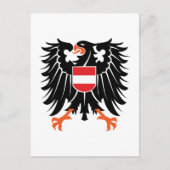 Adler Wappen Österreich eagle crest Austria Postkarte (Vorderseite)