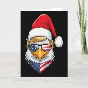 Adler Weihnachten USA – Trump Santa Lustige Grafik Karte