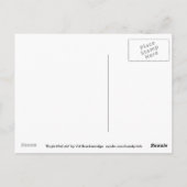 Adler & Weltraumgeschenke Postkarte (Rückseite)