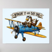 Adler Winging It Poster (Vorne)