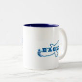 Adler Zweifarbige Tasse (VorderseiteRechts)