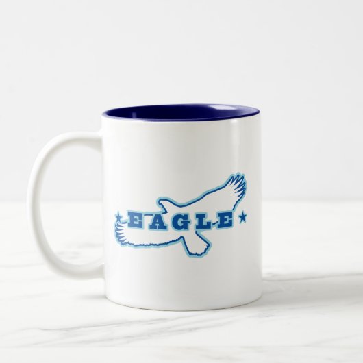 Adler Zweifarbige Tasse (Links)