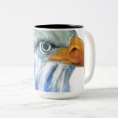Adler Zweifarbige Tasse (VorderseiteRechts)