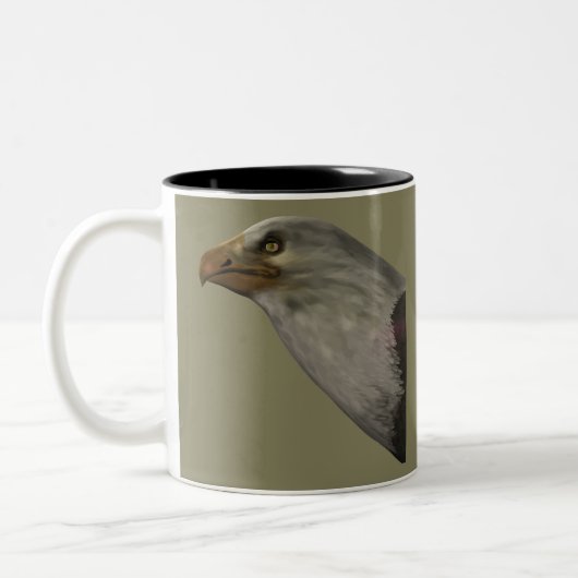 Adler Zweifarbige Tasse (Links)