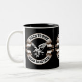 Adler Zweifarbige Tasse (Links)