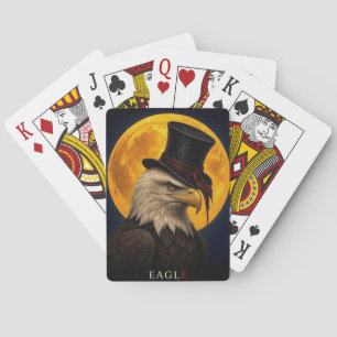 Adler-Zylinderhut-Gotischer Surrealismus Spielkarten