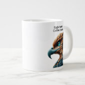 Adleradler-Portrait-Adlersöne, Kaffeelöffel Jumbo-Tasse (Vorderseite Rechts)